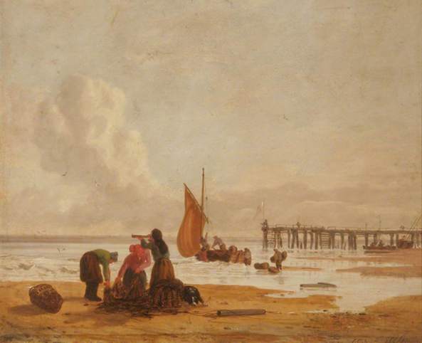 Stannard, Alfred, 1806-1889; Yarmouth Beach, Norfolk